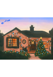 Paint and Sip Class: Christmas House
