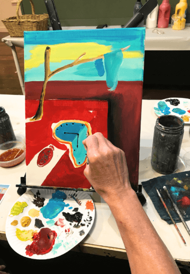 Paint and Sip Class: Dali's Melted Time