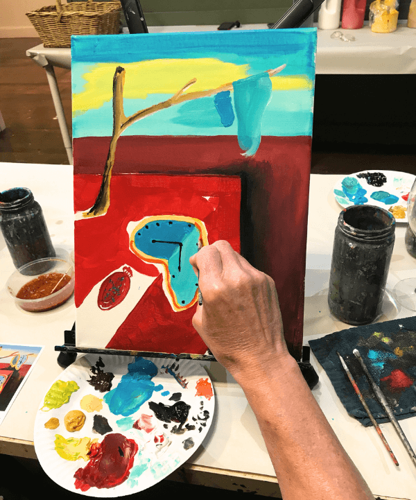 Paint and Sip Class: Dali's Melted Time