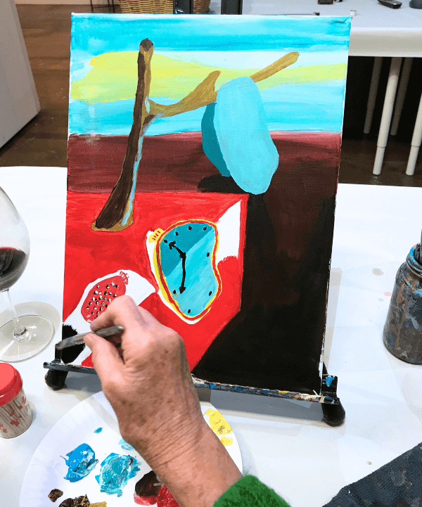 Paint and Sip Class: Dali's Melted Time