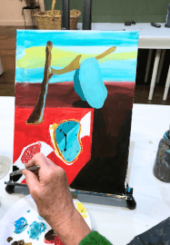 Paint and Sip Class: Dali's Melted Time