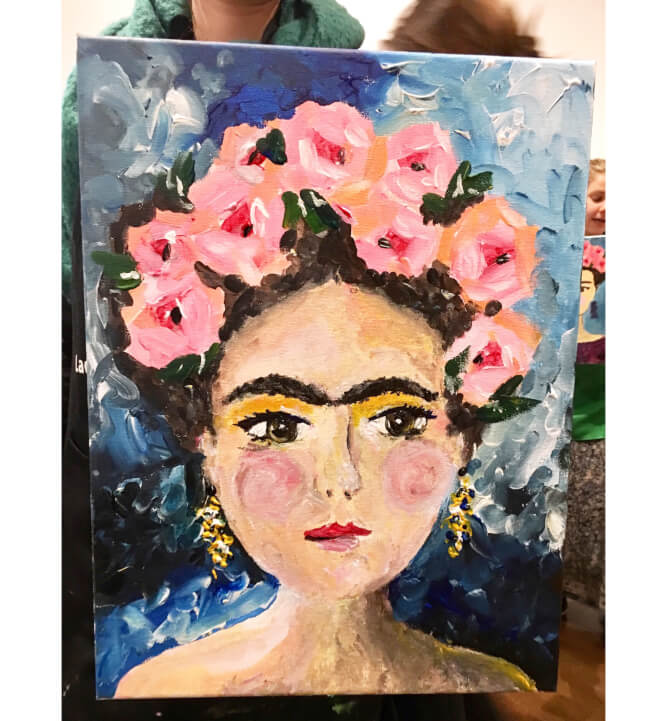 Paint and Sip Class: Frida Kahlo Melbourne | ClassBento