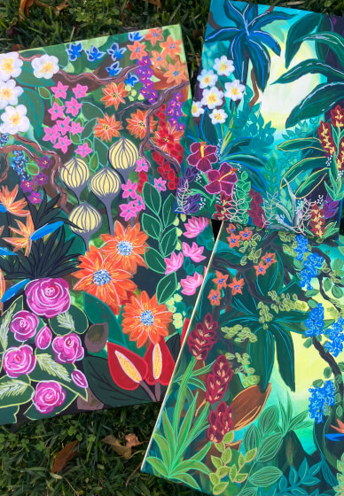 Paint and Sip Class: Funky Rainforest