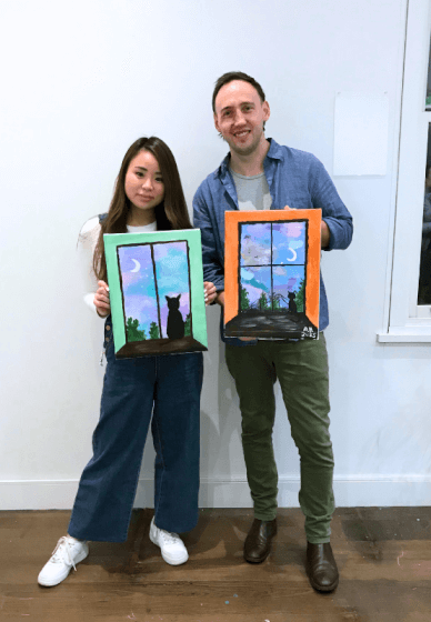 Paint and Sip Class: Looking Out the Window