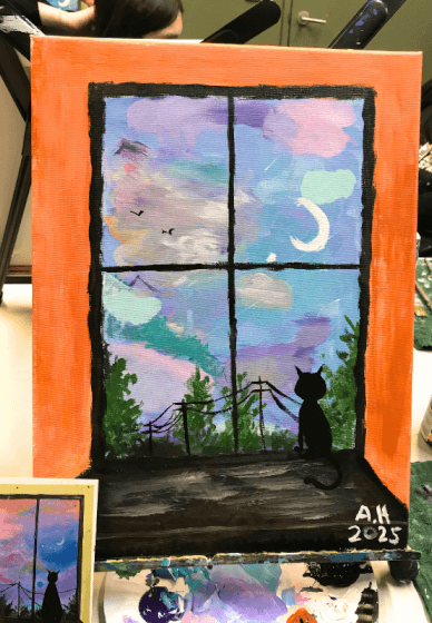 Paint and Sip Class: Looking Out the Window