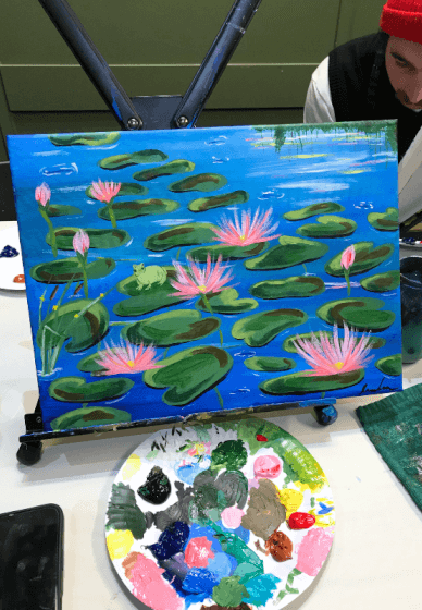 Paint and Sip Class: Lotus Lake