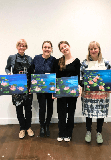 Paint and Sip Class: Lotus Lake