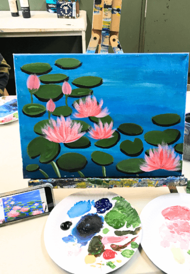 Paint and Sip Class: Lotus Lake