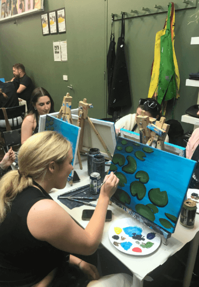 Paint and Sip Class: Lotus Lake