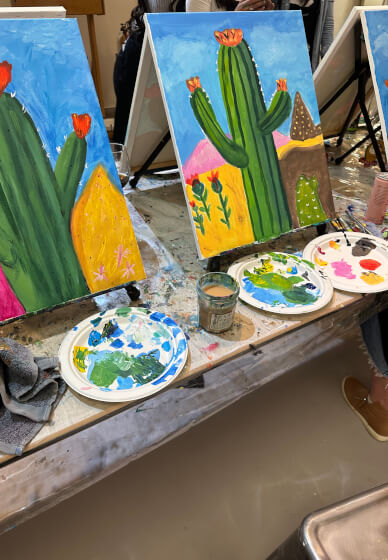 Paint and Sip Class: Mexican Cactus