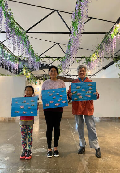 Paint and Sip Class: Monet Water Lilies