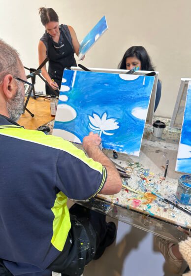 Paint and Sip Class: Monet Waterlillies