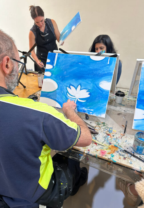 Paint and Sip Class: Monet Waterlillies
