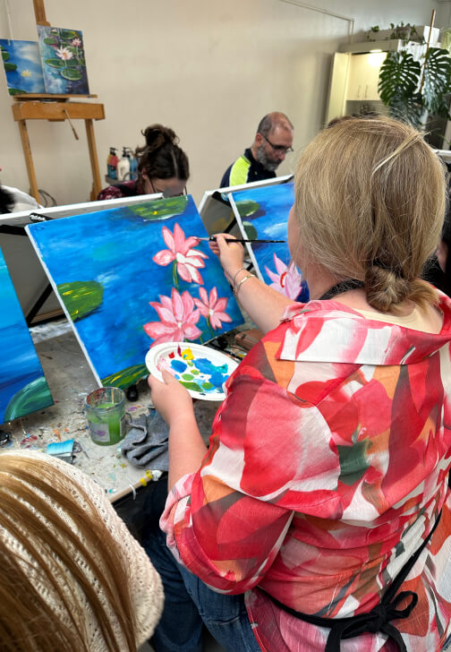 Paint and Sip Class: Monet Waterlillies