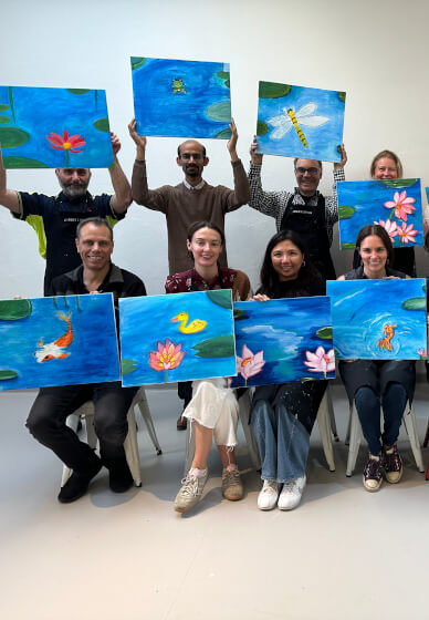 Paint and Sip Class: Monet Waterlillies