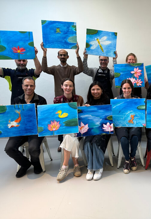 Paint and Sip Class: Monet Waterlillies
