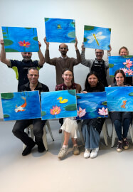 Paint and Sip Class: Monet Waterlillies