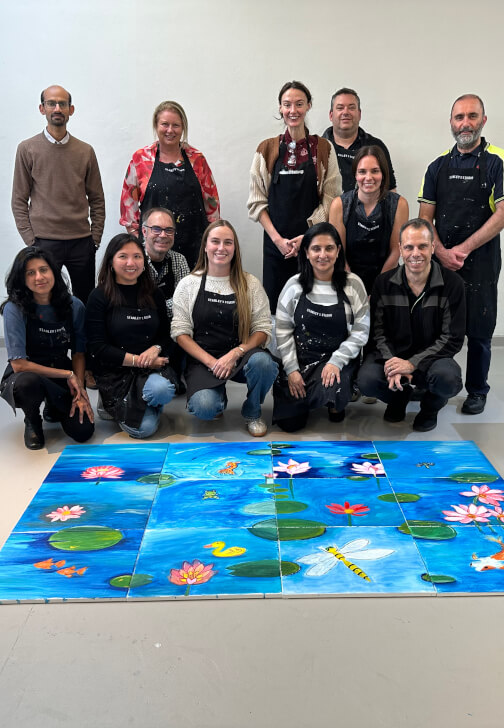 Paint and Sip Class: Monet Waterlillies