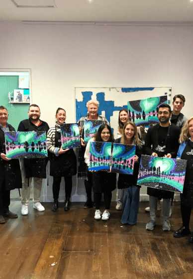 Paint and Sip Class: Northern Love Lights