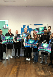 Paint and Sip Class: Northern Love Lights