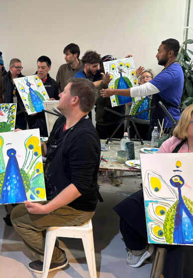 Paint and Sip Class: Peacock