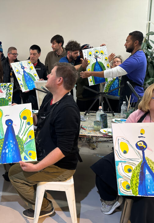 Paint and Sip Class: Peacock