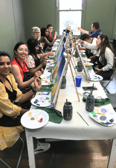 Paint and Sip Class: Pink Moon