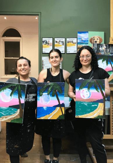 Paint and Sip Class: Pink Moon