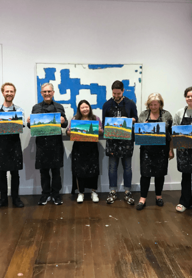 Paint and Sip Class: Poppies à La Van Gogh