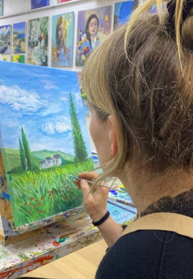 Paint and Sip Class: Poppy Meadow