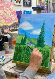 Paint and Sip Class: Poppy Meadow