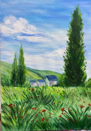 Paint and Sip Class: Poppy Meadow