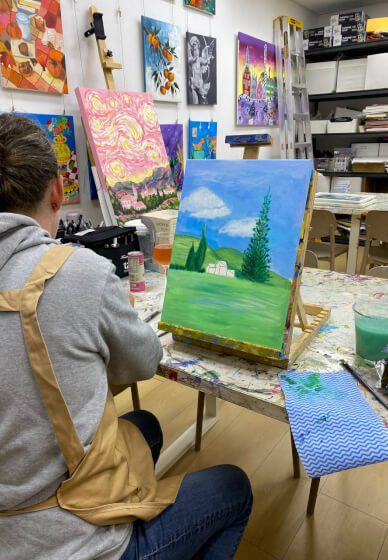 Paint and Sip Class: Poppy Meadow