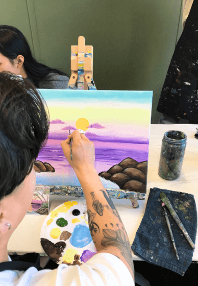 Paint and Sip Class: Pure Tranquility