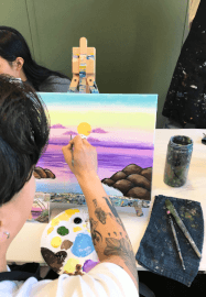 Paint and Sip Class: Pure Tranquility