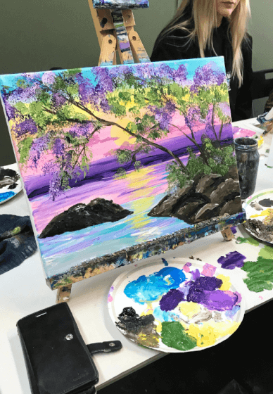 Paint and Sip Class: Pure Tranquility