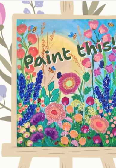 Paint and Sip Class: Spring Meadow