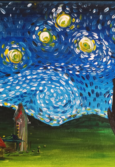 Paint and Sip Class: Starry Night