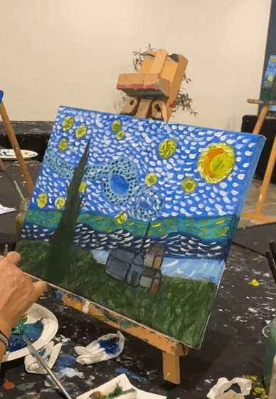 Paint and Sip Class: Starry Night