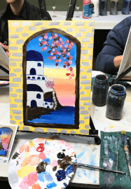 Paint and Sip Class: Sun Sets in the Mediterranean