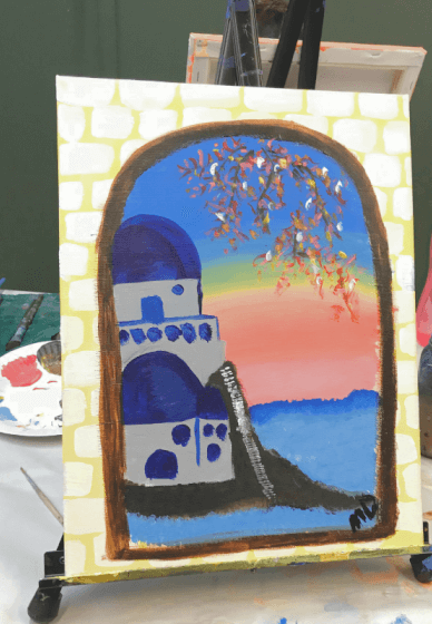 Paint and Sip Class: Sun Sets in the Mediterranean