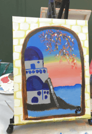 Paint and Sip Class: Sun Sets in the Mediterranean