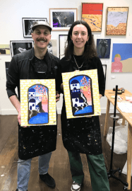 Paint and Sip Class: Sun Sets in the Mediterranean