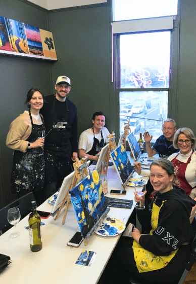 Paint and Sip Class: The Starry Night