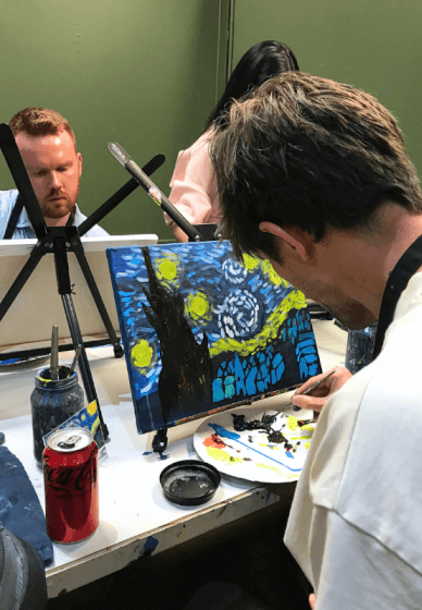 Paint and Sip Class: The Starry Night