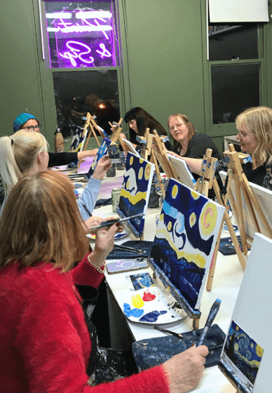 Paint and Sip Class: The Starry Night