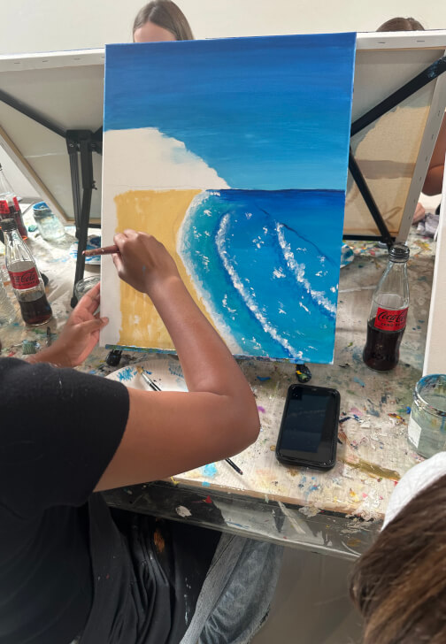 Paint and Sip Class: Tropical Beach Holiday