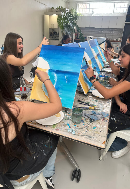 Paint and Sip Class: Tropical Beach Holiday
