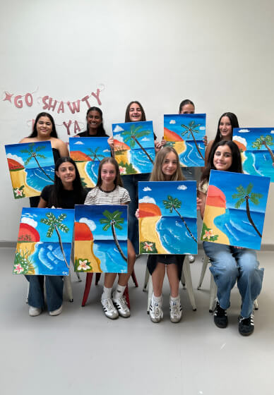 Paint and Sip Class: Tropical Beach Holiday