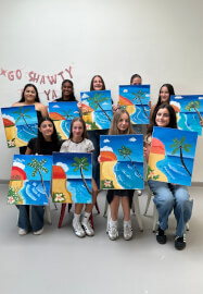 Paint and Sip Class: Tropical Beach Holiday